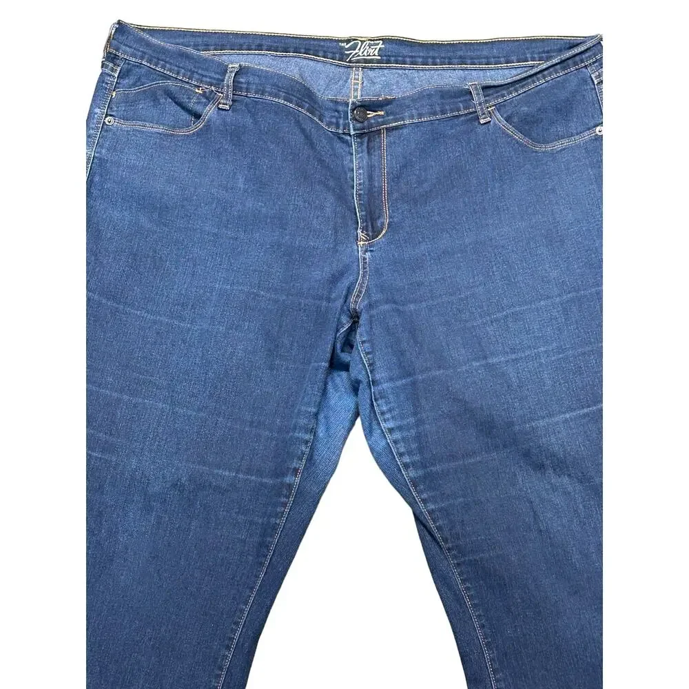 Old Navy The Flirt Bootcut Jeans Womens Size 20 Dark Wash Blue‎ Denim